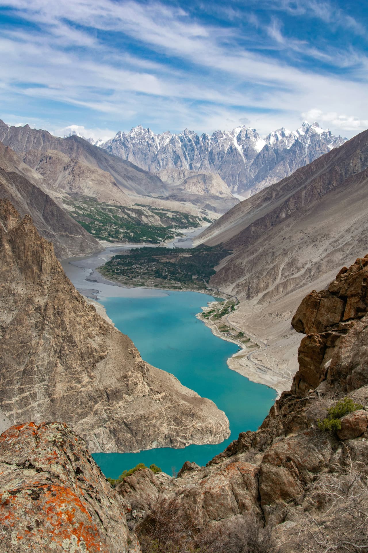 Attabad Lake panorama